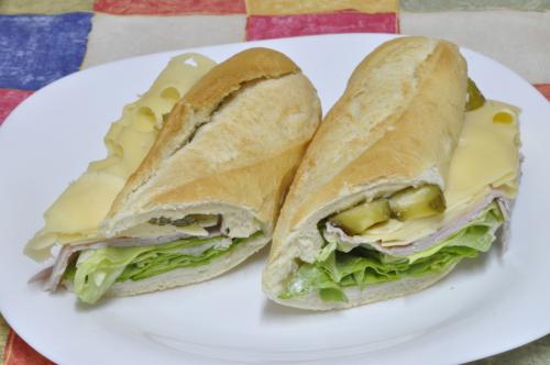 Sendvič šunková ponorka  – Snadné Usa recept, zvládnete za Do 30 minut